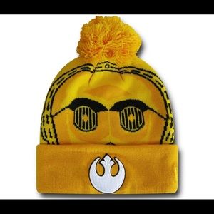 Mens New era Star Wars C3PO Biggie Beanie